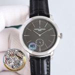 Vacheron Constantin Traditionnelle 4400as Movement Men 316L Steel Waterproof 30m Black Face Watch